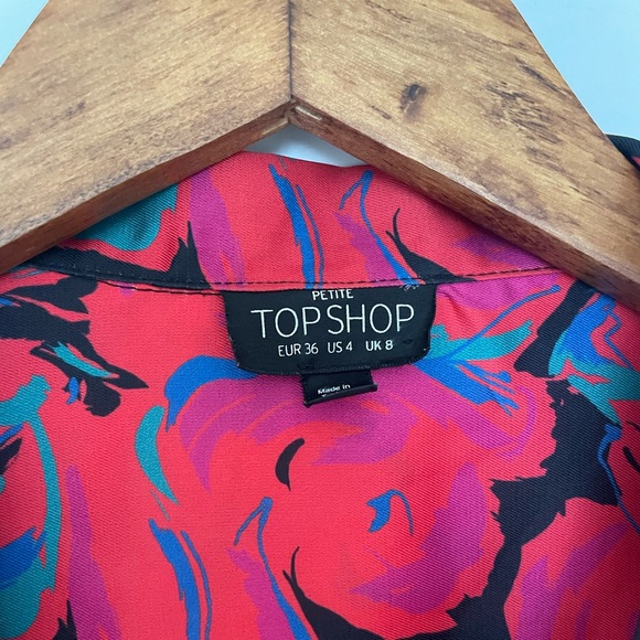 Floral Print Blouse - 4 Petite - Picture 2 of 2